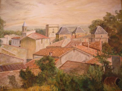 Mairie de La Redorte - La Redorte Hier : village tableau